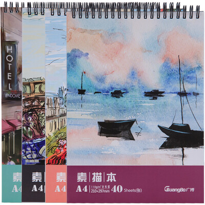 

Guangbo (GuangBo) 40 sheets of avatar sketch book / professional art paper pattern random GBX0809