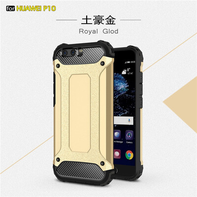 

Fivice Huawei P10 case Luxury Silicone Diamond Armor PC Hard Shell Phone Case