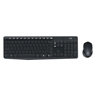 

Logitech MK315 wireless mouse&keyboard set quiet input anti-splash