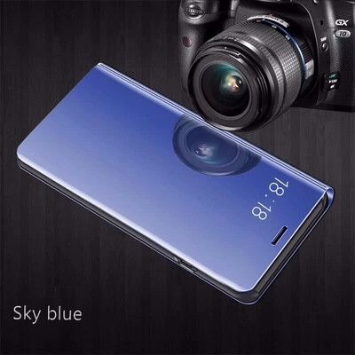 

Goowiiz Phone Case For Xiaomi Mi 88 SeMax 3Pocophone F1Poco F1 Luxury Slim Mirror Flip Shell Stand Leather Smart Cover