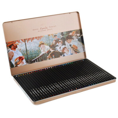 

Марк (МАРКО) 3220-48TN Ренуар Серия 48 черного цвета дерево водорастворимая цветные карандаши / раскраска ручка / железный ящик цвета свинца