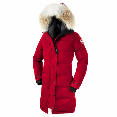

2018 Women Fashion Overcoat Goose Shelburne Parka Winter Coat Goose Down Feather Jacket Coyote Fur Collar for Lady