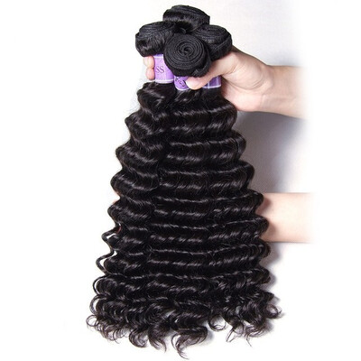 

UNice Hair Kysiss Virgin Series Deep wave Indian Virgin Hair 3 Bundles 12-26" Unprocessed Virgin Human Hair Extension