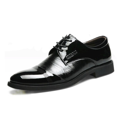 

Men's business casual leather shoes lace wear job interview