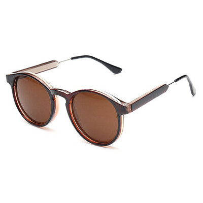 

CXSHOWE New Fashion Round Retro Sunglasses Women Metal Vintage Eyewear Sun glasses Accessories 5 colors