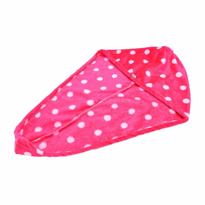 

Womens Girls Ladys Magic Quick Dry Bath Hair Drying Towel Head Wrap Hat Makeup Cosmetics Cap Bathing Tool