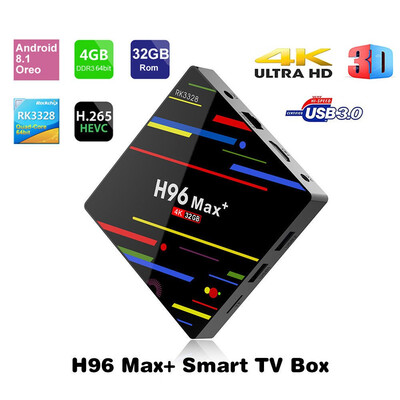 

H96 MAX Plus Andriod 81 TV Box 4GB 32GB 64GB Quad-Core WIFI USB30 4K Player