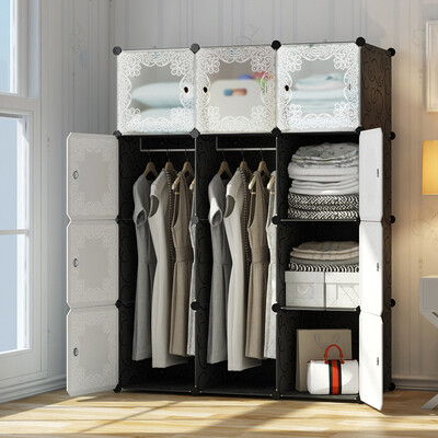 

Kiss Fuju storage cabinet drawer plastic non-wood simple wardrobe closet childrens toy locker combination quilted storage box