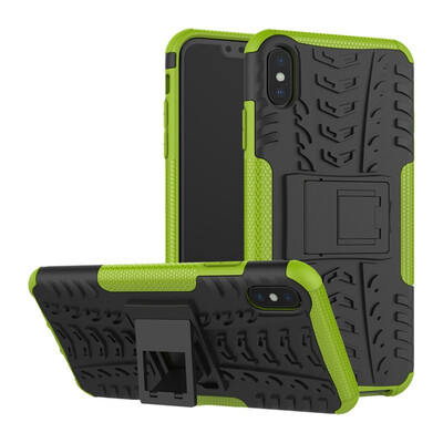 

Fecoprior Case for iPhone  Max Back Cover Stand Silicon TPU PC Armor Heavy Rugged Phone Celulars Fundas Coque