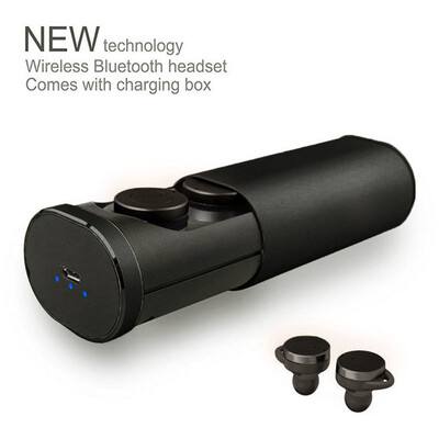 

True Wireless Stereo Headset TWS B1 Wireless Bluetooth 41 Earbuds with Charging Socket Mini Stereo Earphone For iPhone 7 6s