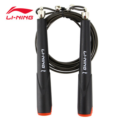 

Li Ning LI-NING professional wire rope skipping adult fitness equipment set test special childrens racing jump rope weight loss sports sporting goods black 3 meters to send storage bag