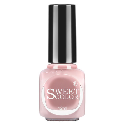

Sweetcolor s212 12ml Charm Milk Tea (French raw materials environmentally friendly nail polish quick-drying durable nail polish bare powder color pink