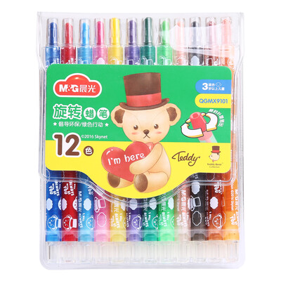 

Утром (М & О) QGMX9101 масла пастель 12 плюшевых вращающаяся картины цвета / картридж