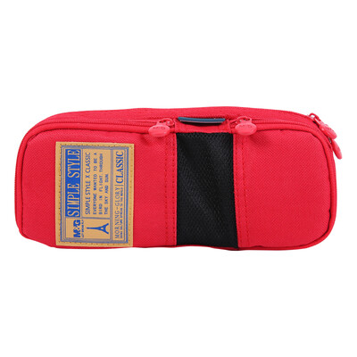

Dawn  & G APB93599 grid multi-function multi-layer large pencil pencil bag bag red