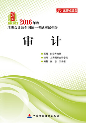 

2016年度注册会计师全国统一考试应试指导：审计（财经版）