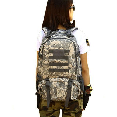 

Outdoor Tactical Backpack Nylon MOLLE Military Travel Assault Army Pack Laptop Shoulder Daypack Camping Hiking Bag