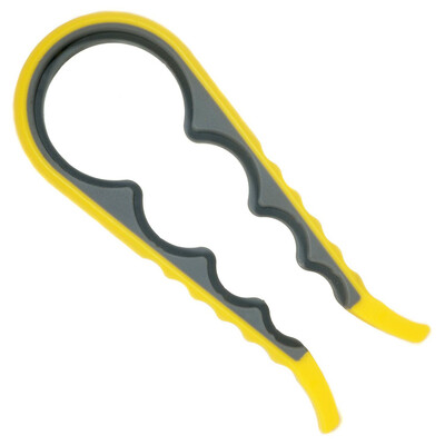

MyMei Kitchen Bottle Opener Color Cuisine Jar and Twist Off Bottle Opener Yellow/Grey