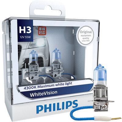 

Philips (PHILIPS) bright light HB3 (9005) upgrade car light bulb 2 loaded bright 60% fashion white light 4300K