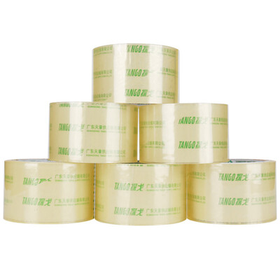 

Tango TANGO high-quality transparent sealing tape packing tape 48mm 40y 365 m roll 6 package Tianzhang produced