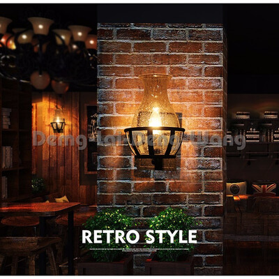 

Vintage fancy decorative led lighting antique decoration wall light for stair or garden