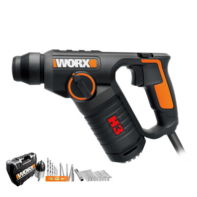 

WORX Household Electric Hammer Toolbox WX3461 Impact Drill Concrete Impact Drill Hand Electric drill Electric Hand Drill Hardware Electric Screwdriver Tool