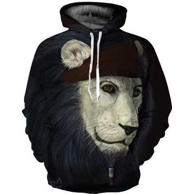 

Mens Hoodie 3D Printed Women Pullover Sweater