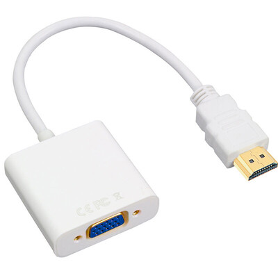 

Sanbao (Sanbao) SHW-V10 HDMI для VGA адаптер кабель высокой четкости аудио выход для белого 1080P