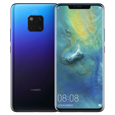 

Chinese version HUAWEI Mate 20 Pro UD Mobile phone screen fingerprint version 6GB128GB Deep blue