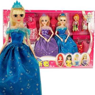 

Abbie Lens Eyes with 3D Curl Eyelashes Doll Toys Clothes Gown Outfits&Shoes for Girls Birthday Party Christmas Gift
