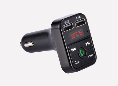 

Car Kit Handsfree Wireless Bluetooth FM Transmitter LCD MP3 Player USB Charger 21A Hands Free Car-styling Accessories