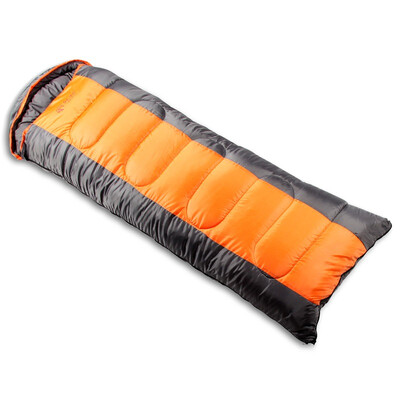 

Red camp sleeping bags outdoor autumn and winter thicker sleeping bags adult indoor lunch pockets 2.3kg gray