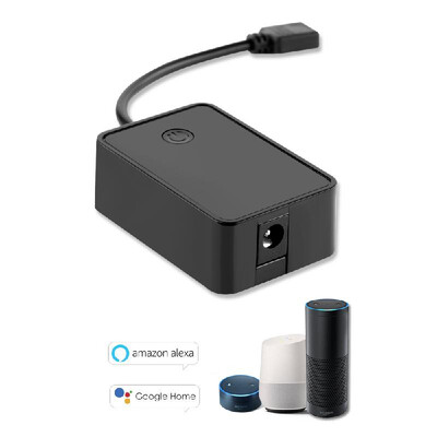 

Mini Wifi RGBW LED Strip Controller by Smart Phone Control Works with Amazon Alexa & for Google Home Voice Control