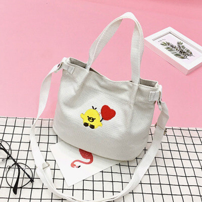 

Canvas Shoulder Bags Women Girls Totes Large Capacity Casual Messenger Bag Simple Crossbody Bags Shopping Handbags for Feminina