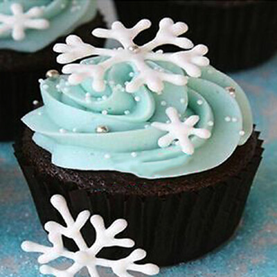 

3шт Снежинка Fondant торт украшение Сахар Cutter Плунжерные Плесень Плесень