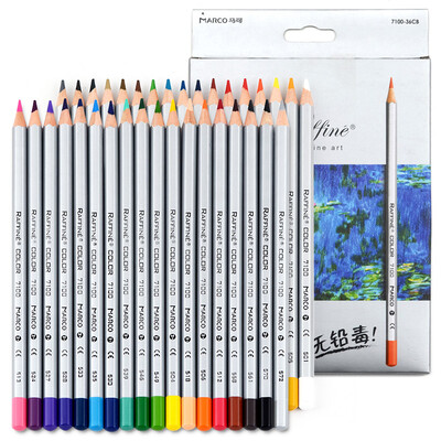 

Marco 7100-36CB Raffine series 36 color pencil color pen color lead paper box