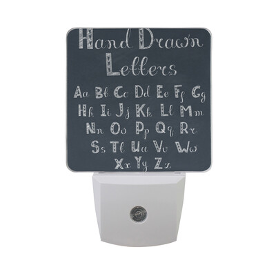 

ALAZA LED Night Light With Smart Dusk To Dawn SensorLove Icons Plug In Night Light