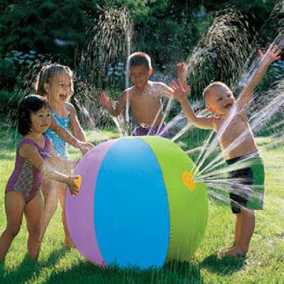 

MyMei Kids Outdoor Swimming Beach Ball Inflatable Ball Water Fountain