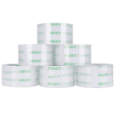 

Танго (TANGO) высокое качество очень прозрачная уплотнительная лента упаковочная лента 60мм * 100Y (91,4 метров), глава 5 дней пакет производится