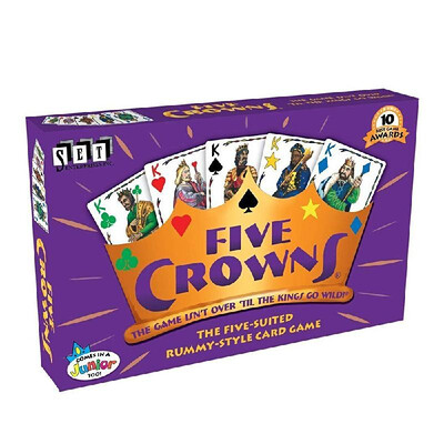 

Five Crowns Card Game Set Enterprises Playing Cards Table Games Family Fun Toy