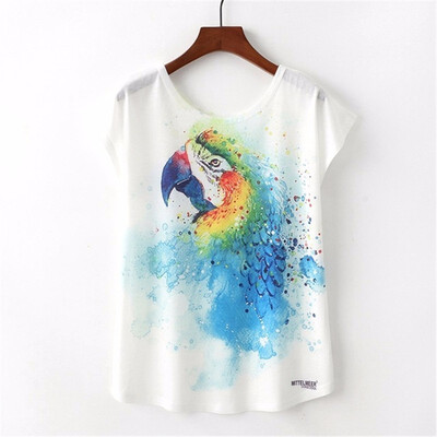 

Summer Women T Shirt lovely Harajuku Kawaii Cute Style Letter Print T-shirt