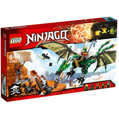 

Lego Phantom Ninja серии 8 лет до 14 лет Ниндзя Green Dragon 70593 Детские игрушки блоки Lego (в то время как запасы последней)