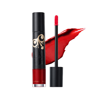 

Too cool for school Gorgeous Rock Twilight Kiss Velvet Matte Lip Glaze Bright Red 7g