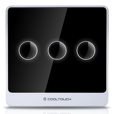 

COOLTOUCH интеллектуальный переключатель датчик человеческого тела пульт дистанционного управления Jingdong микро-связанный интеллектуальный контроль APP жужжание связи динамика CTSS-WMJ-3 high-end черный три открытых интеллектуальных переключателя