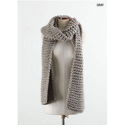 

Mens Womens Winter Warm Xmas Knitting Wool Thick Scarf Long Shawl Wrap Scarves