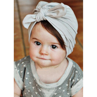 

LOVELY Newborn Baby Toddler Kids Boy Girl Bowknot Cotton Beanie Hat Cap