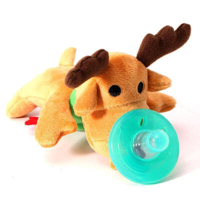 

Funny Infant Baby Child Cuddly Plush Animal Dummy Pacifiers Orthodontic Nipples