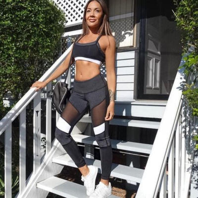 

UK Womens Sports Gym Yoga Running Fitness Leggings Pants Athletic Trousers