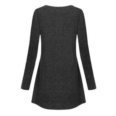 

Fashion Women Long Sleeve Button Irregular Tops Casual Blouse Cotton Shirt S-5XL