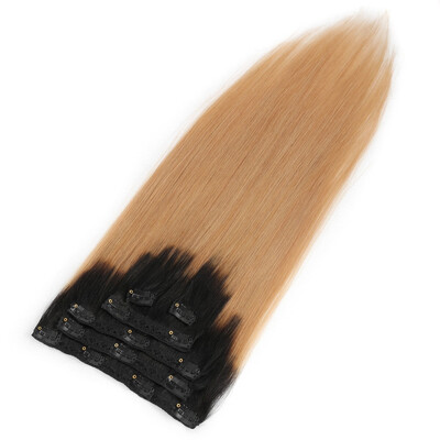 

BHF Hair Clips on Hair Brazilian Virgin Hair Clip In Extensions Grade 8A Remy Human Hair Double Weft 7PiecesLot 100g 16Clips