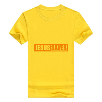 

Christian Religious Men Tshirt Jesus Saves
